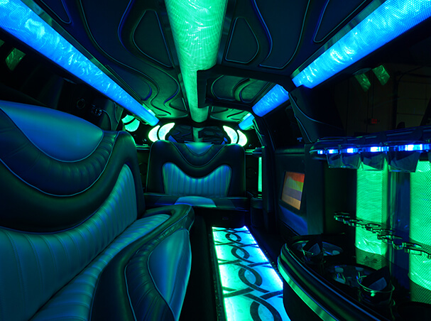 columbus limo bus seats
